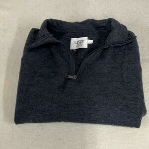 EUC Mens long sleeve 1/4 zip UGG pullover shirt